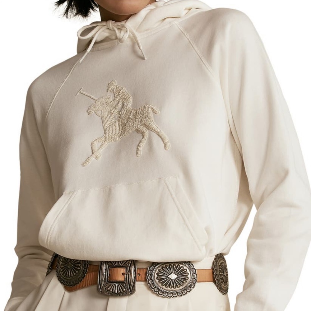 Polo Ralph Lauren beaded horse hoodie